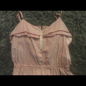 Women’s red plaid cocktail dress